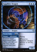 Sapphire Dragon // Psionic Pulse [Commander Legends: Battle for Baldur's Gate] - The Mythic Store | 24h Order Processing