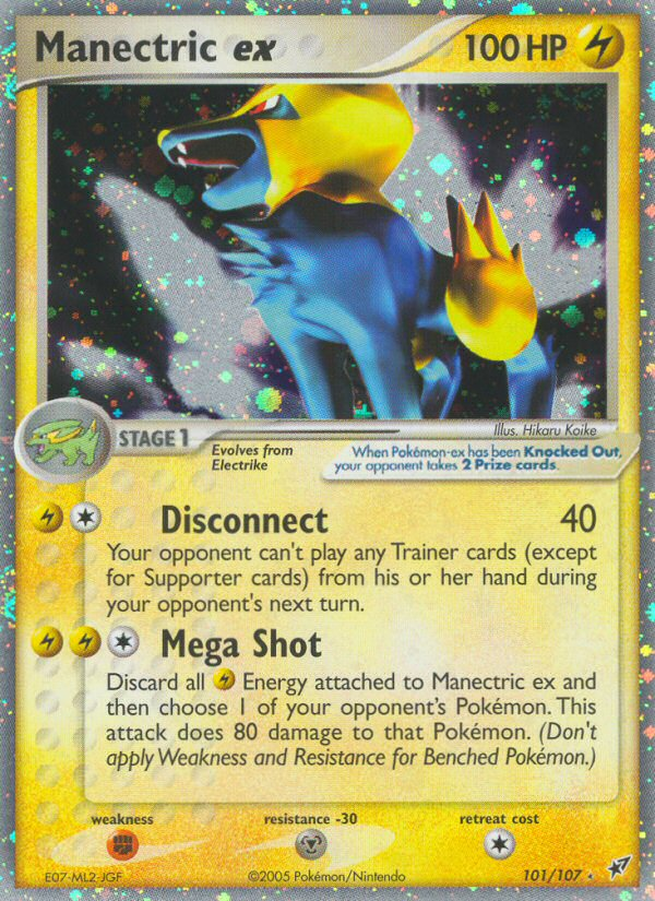 Manectric ex (101/107) [EX: Deoxys] - The Mythic Store | 24h Order Processing