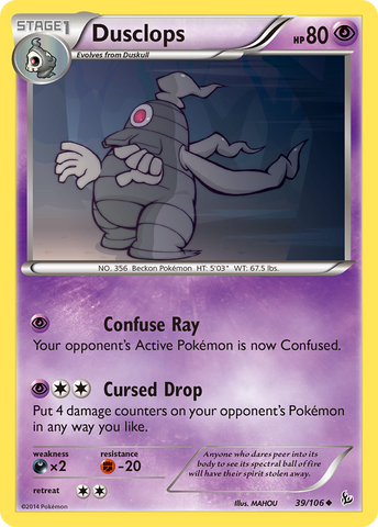 Dusclops (39/106) [XY: Flashfire] - The Mythic Store | 24h Order Processing