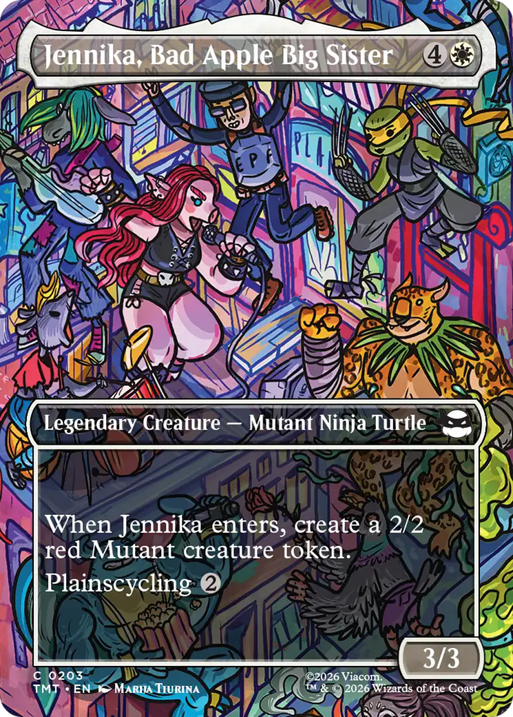 Jennika, Bad Apple Big Sister (Borderless) [Teenage Mutant Ninja Turtles] - The Mythic Store | 24h Order Processing