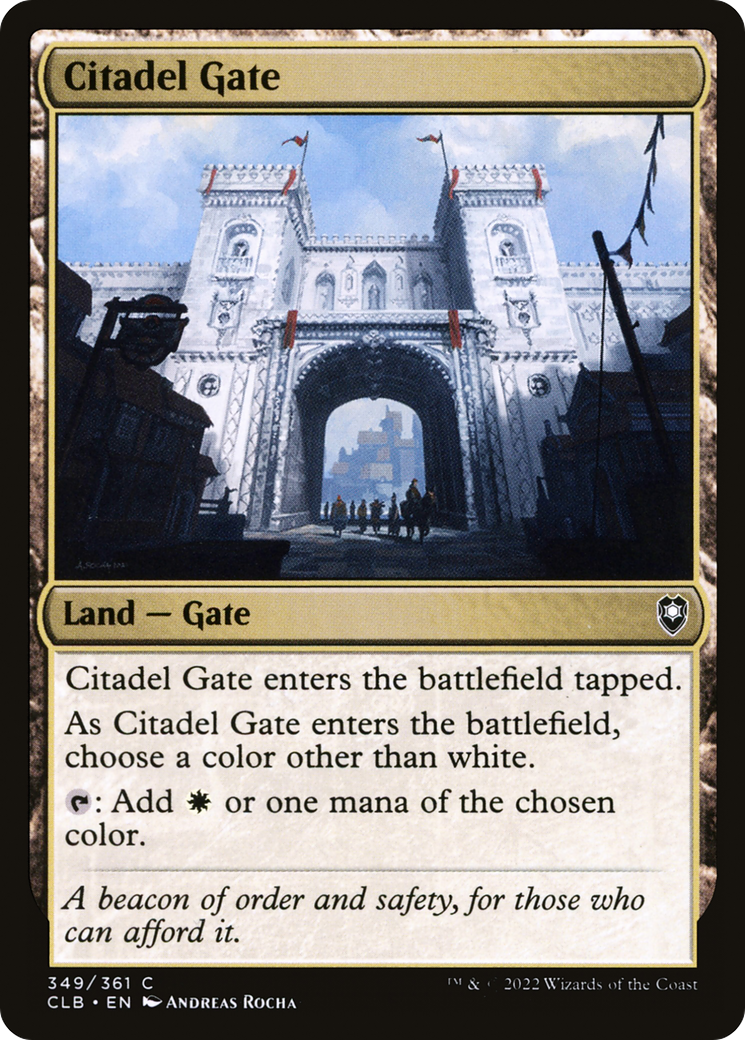 Citadel Gate [Commander Legends: Battle for Baldur's Gate] - The Mythic Store | 24h Order Processing