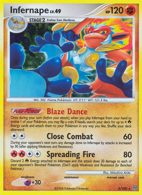 Infernape (3/100) [Diamond & Pearl: Stormfront] - The Mythic Store | 24h Order Processing