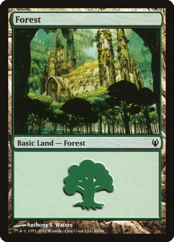 Forest (89) [Duel Decks: Izzet vs. Golgari] - The Mythic Store | 24h Order Processing