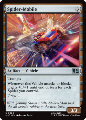 Spider-Mobile [Marvel Super Heroes Commander] - The Mythic Store | 24h Order Processing