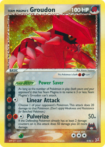 Team Magma's Groudon (9/95) (Theme Deck Exclusive) [EX: Team Magma vs Team Aqua] - The Mythic Store | 24h Order Processing