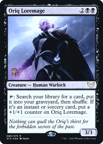 Oriq Loremage [Strixhaven: School of Mages Prerelease Promos] - The Mythic Store | 24h Order Processing