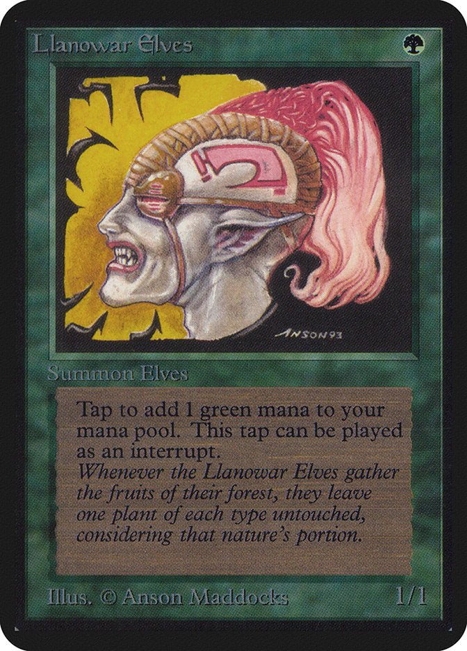 Llanowar Elves [Alpha Edition] - The Mythic Store | 24h Order Processing