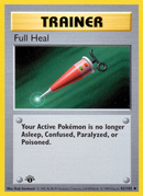 Full Heal (82/102) (Shadowless) [Base Set 1st Edition] - The Mythic Store | 24h Order Processing