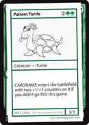 Patient Turtle (2021 Edition) [Mystery Booster Playtest Cards] - The Mythic Store | 24h Order Processing