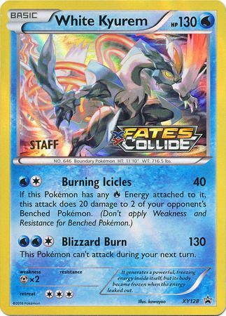 White Kyurem (XY128) (Staff) [XY: Black Star Promos] - The Mythic Store | 24h Order Processing