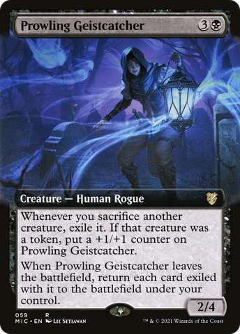 Prowling Geistcatcher (Extended Art) [Innistrad: Midnight Hunt Commander] - The Mythic Store | 24h Order Processing