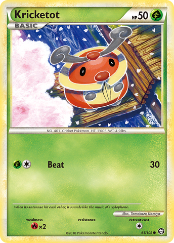 Kricketot (65/102) [HeartGold & SoulSilver: Triumphant] - The Mythic Store | 24h Order Processing