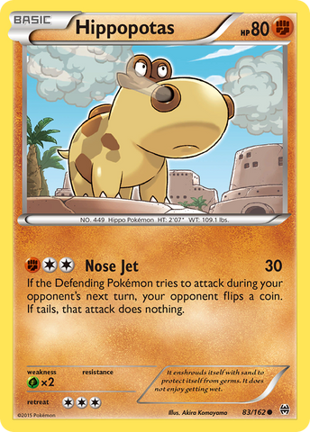 Hippopotas (83/162) [XY: BREAKthrough] - The Mythic Store | 24h Order Processing