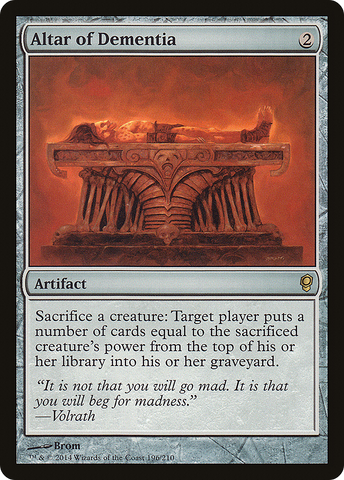 Altar of Dementia [Conspiracy] - The Mythic Store | 24h Order Processing