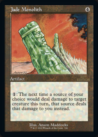 Jade Monolith (Retro) [30th Anniversary Edition] - The Mythic Store | 24h Order Processing