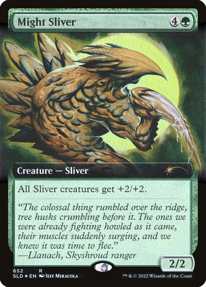 Might Sliver (Extended Art) [Secret Lair Drop Promos] - The Mythic Store | 24h Order Processing