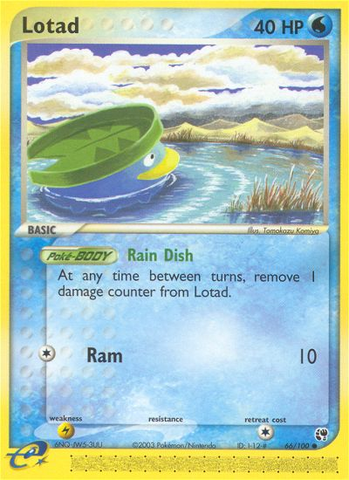 Lotad (66/100) [EX: Sandstorm] - The Mythic Store | 24h Order Processing