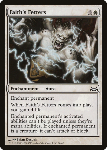 Faith's Fetters [Duel Decks: Divine vs. Demonic] - The Mythic Store | 24h Order Processing