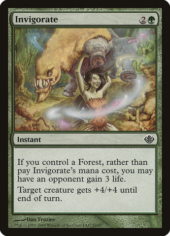 Invigorate [Duel Decks: Garruk vs. Liliana] - The Mythic Store | 24h Order Processing
