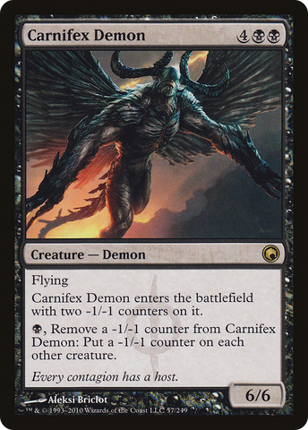 Carnifex Demon [Scars of Mirrodin] - The Mythic Store | 24h Order Processing
