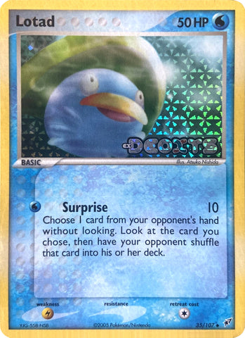 Lotad (35/107) (Stamped) [EX: Deoxys] - The Mythic Store | 24h Order Processing