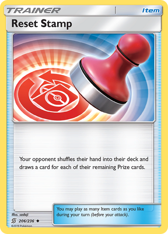 Reset Stamp (206/236) [Sun & Moon: Unified Minds] - The Mythic Store | 24h Order Processing