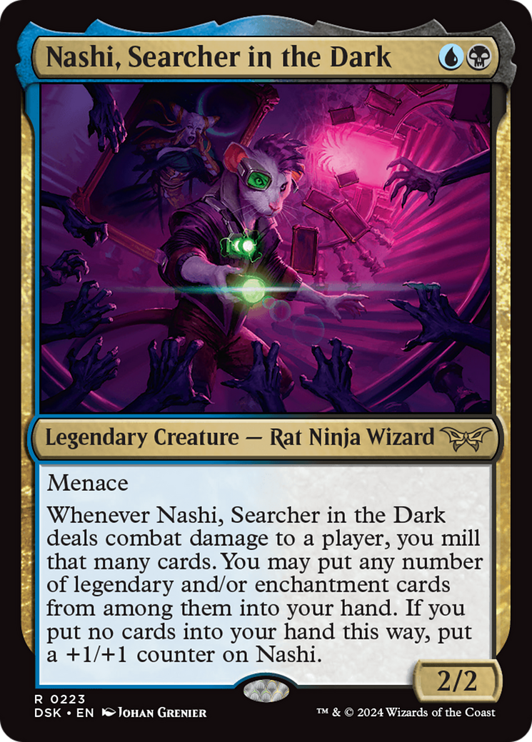 Nashi, Searcher in the Dark [Duskmourn: House of Horror] - The Mythic Store | 24h Order Processing