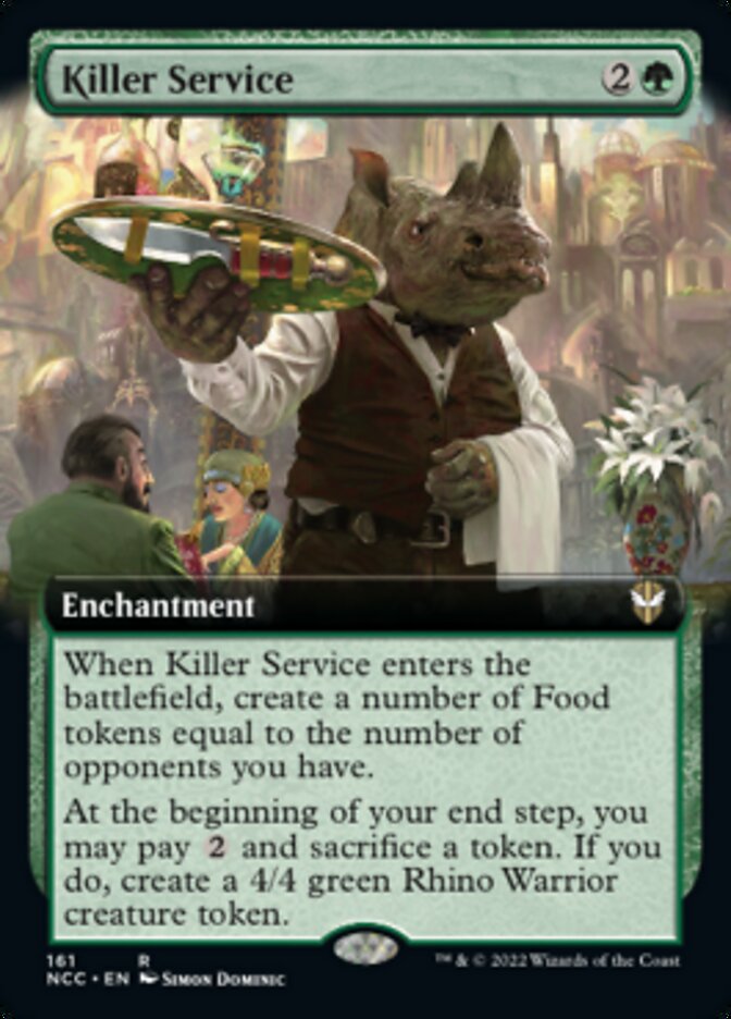 Killer Service (Extended Art) [Streets of New Capenna Commander] - The Mythic Store | 24h Order Processing
