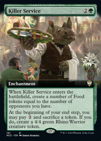 Killer Service (Extended Art) [Streets of New Capenna Commander] - The Mythic Store | 24h Order Processing