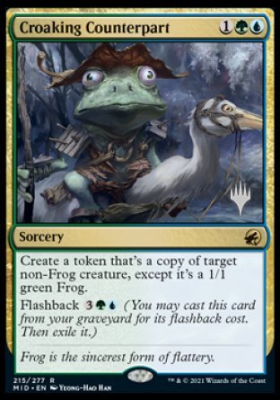 Croaking Counterpart (Promo Pack) [Innistrad: Midnight Hunt Promos] - The Mythic Store | 24h Order Processing