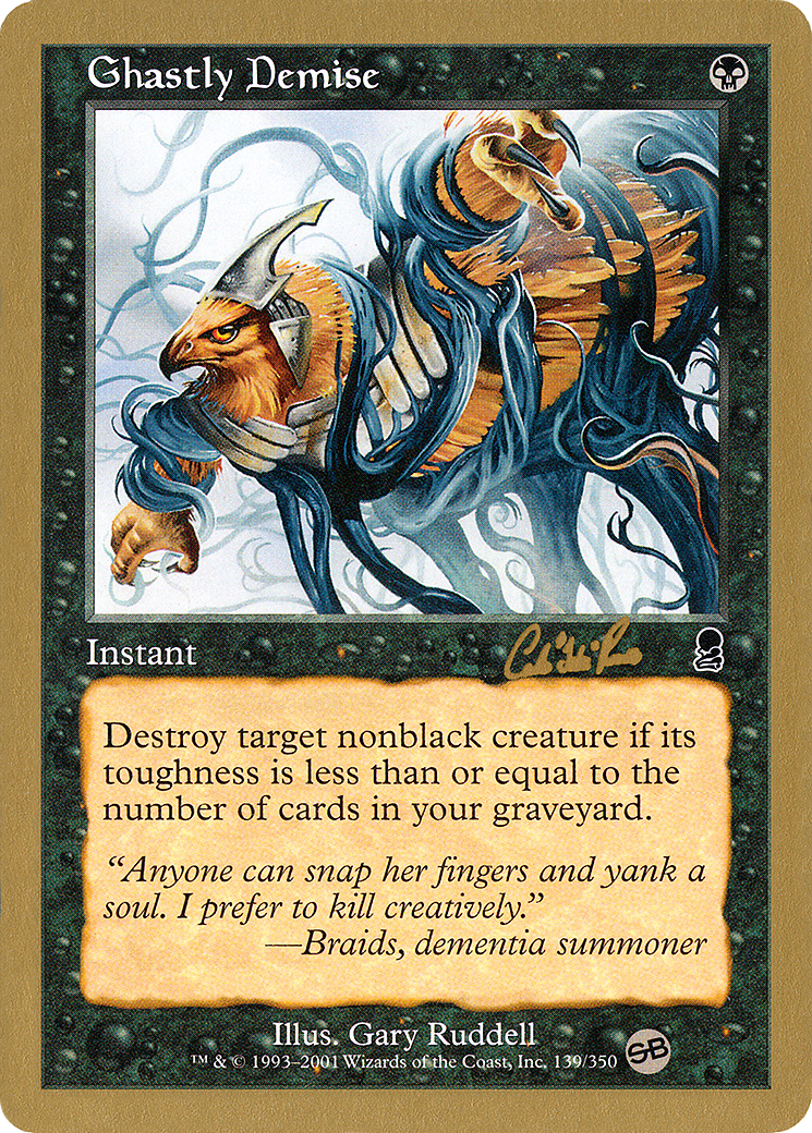 Ghastly Demise (Carlos Romao) (SB) [World Championship Decks 2002] - The Mythic Store | 24h Order Processing