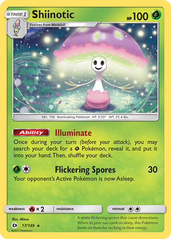 Shiinotic (17/149) [Sun & Moon: Base Set] - The Mythic Store | 24h Order Processing