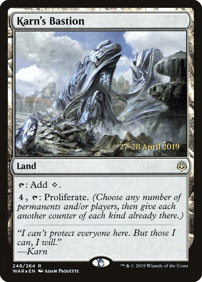 Karn's Bastion [War of the Spark Prerelease Promos] - The Mythic Store | 24h Order Processing