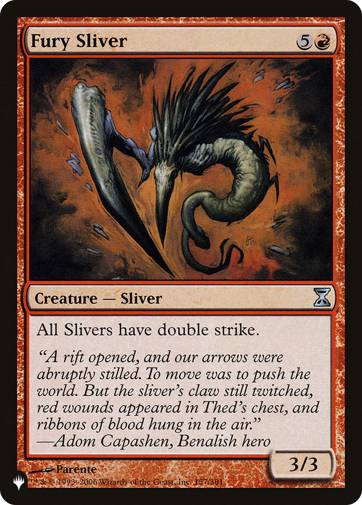 Fury Sliver [The List] - The Mythic Store | 24h Order Processing