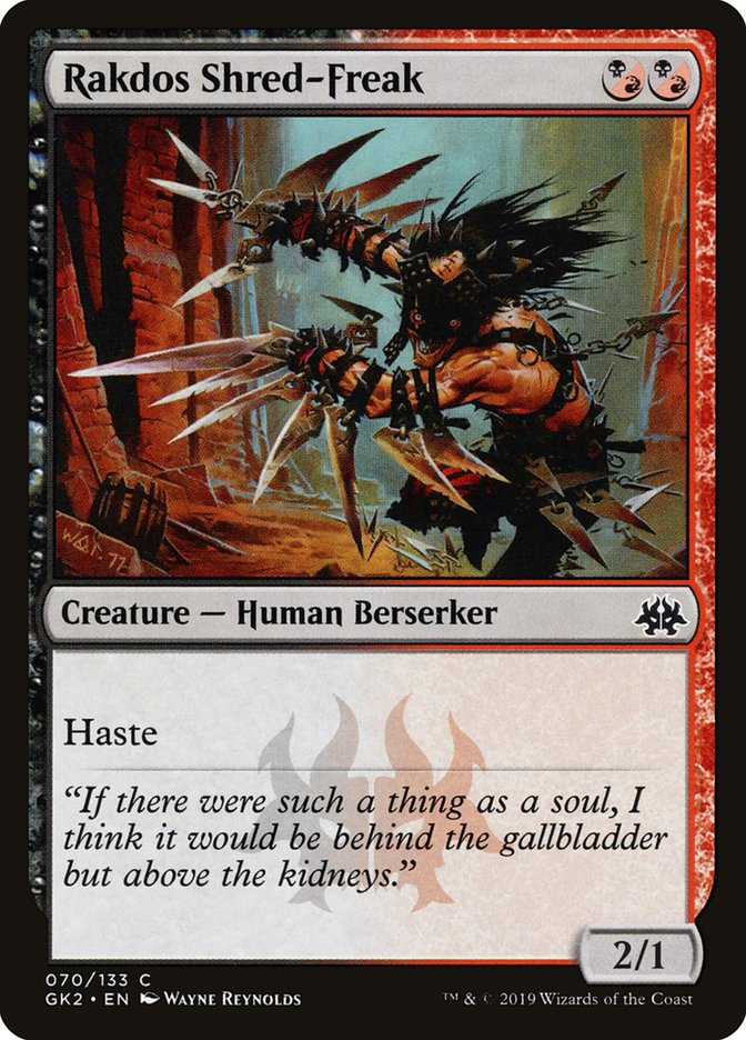 Rakdos Shred-Freak [Ravnica Allegiance Guild Kit] - The Mythic Store | 24h Order Processing