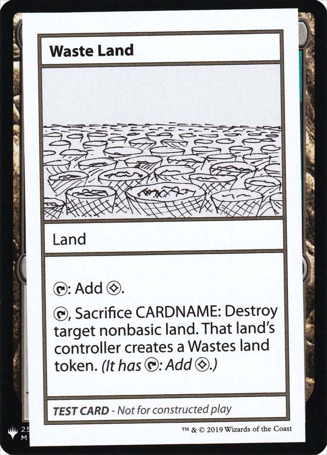 Waste Land [Mystery Booster Playtest Cards] - The Mythic Store | 24h Order Processing