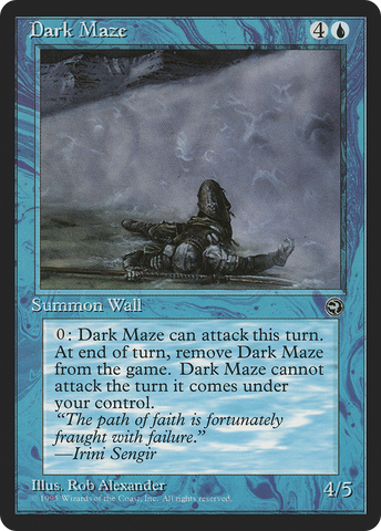 Dark Maze (Irini Sengir Flavor Text) [Homelands] - The Mythic Store | 24h Order Processing