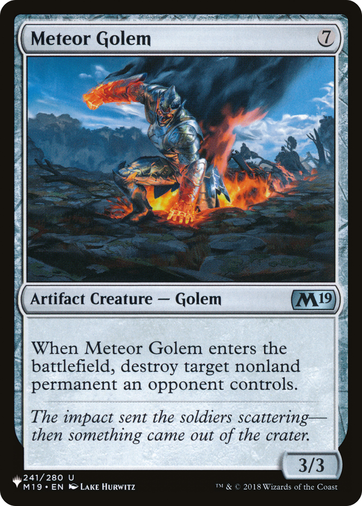 Meteor Golem [Secret Lair: From Cute to Brute] - The Mythic Store | 24h Order Processing