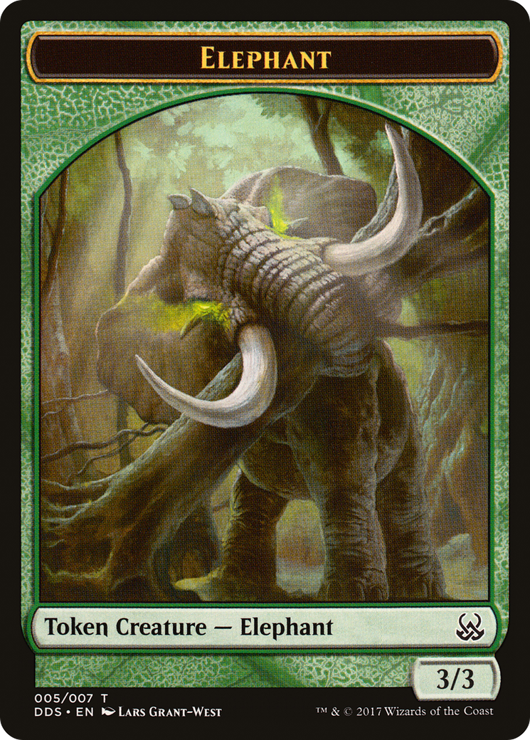 Elephant Token [Duel Decks: Mind vs. Might Tokens] - The Mythic Store | 24h Order Processing