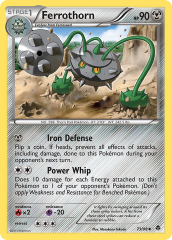 Ferrothorn (73/98) [Black & White: Emerging Powers] - The Mythic Store | 24h Order Processing