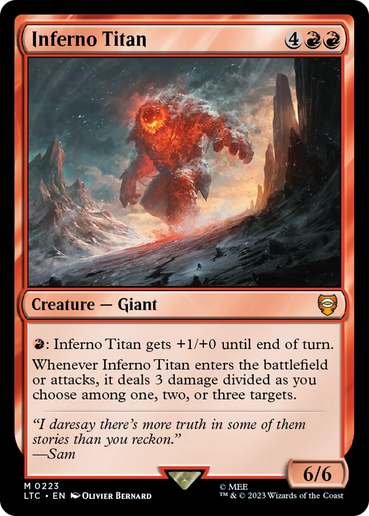 Inferno Titan [The Lord of the Rings: Tales of Middle-Earth Commander] - The Mythic Store | 24h Order Processing