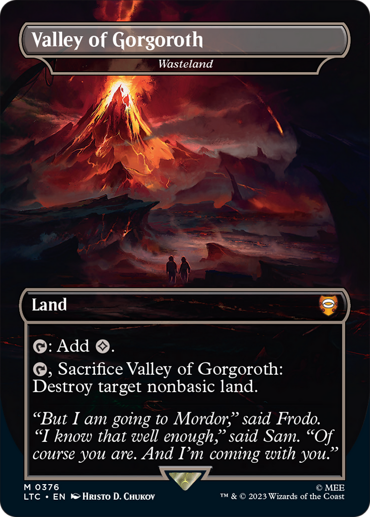 Valley of Gorgoroth - Wasteland [The Lord of the Rings: Tales of Middle-Earth Commander] - The Mythic Store | 24h Order Processing