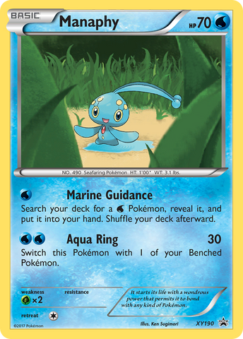 Manaphy (XY190) [XY: Black Star Promos] - The Mythic Store | 24h Order Processing