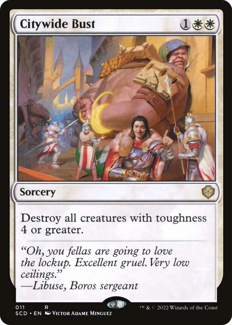 Citywide Bust [Starter Commander Decks] - The Mythic Store | 24h Order Processing