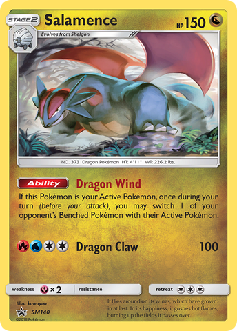 Salamence (SM140) [Sun & Moon: Black Star Promos] - The Mythic Store | 24h Order Processing