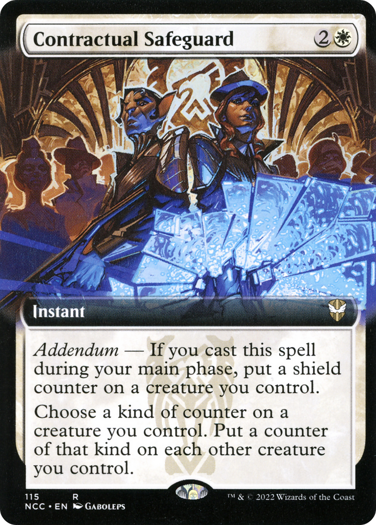 Contractual Safeguard (Extended Art) [Streets of New Capenna Commander] - The Mythic Store | 24h Order Processing