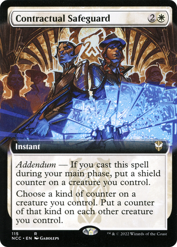 Contractual Safeguard (Extended Art) [Streets of New Capenna Commander] - The Mythic Store | 24h Order Processing
