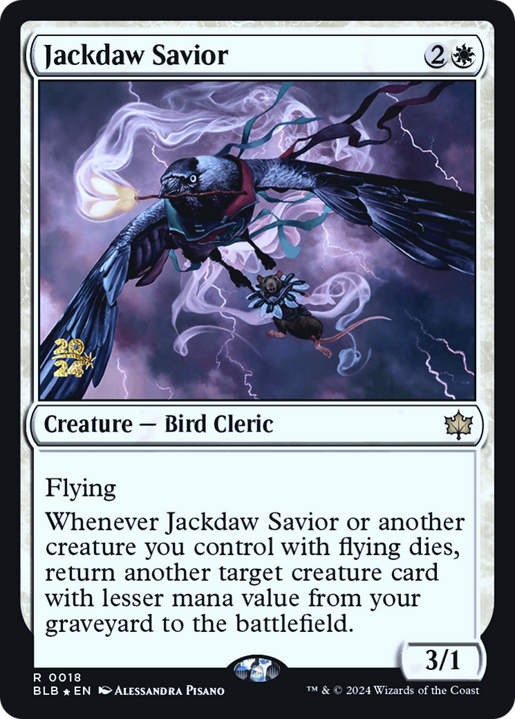 Jackdaw Savior [Bloomburrow Prerelease Promos] - The Mythic Store | 24h Order Processing