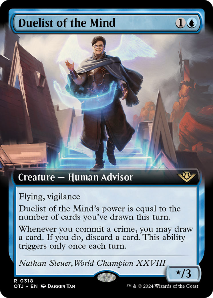 Duelist of the Mind (Extended Art) [Outlaws of Thunder Junction] - The Mythic Store | 24h Order Processing