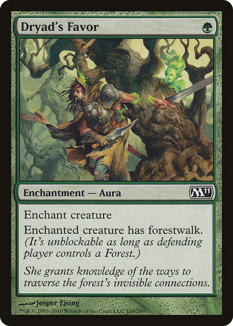 Dryad's Favor [Magic 2011] - The Mythic Store | 24h Order Processing